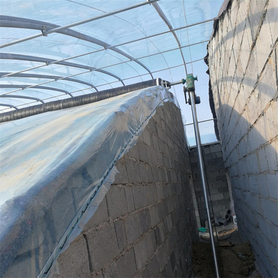 Palmo del invernadero solar pasivo del túnel solo con el edredón para el área fría hidropónica